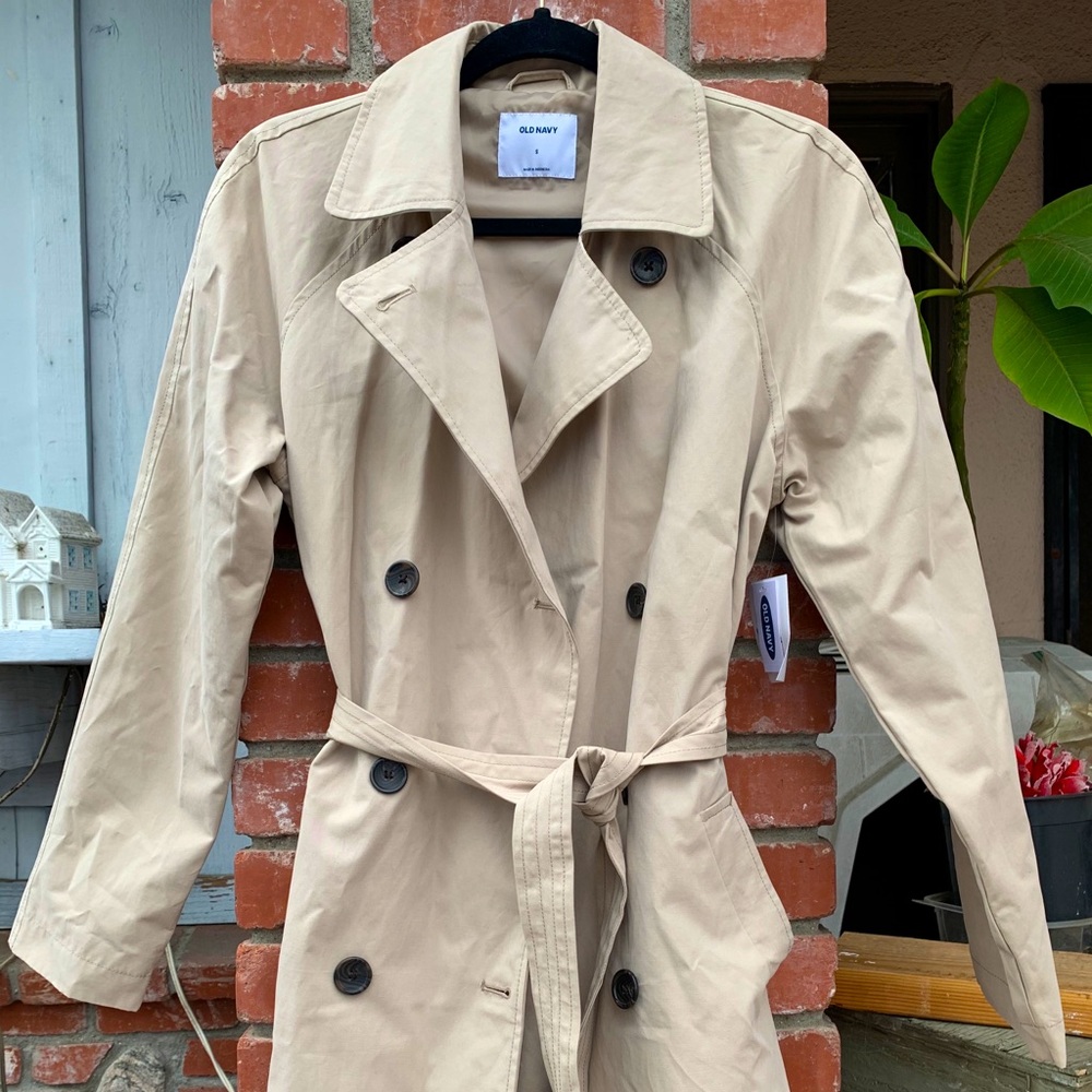 Old Navy trench coat // pea coat
